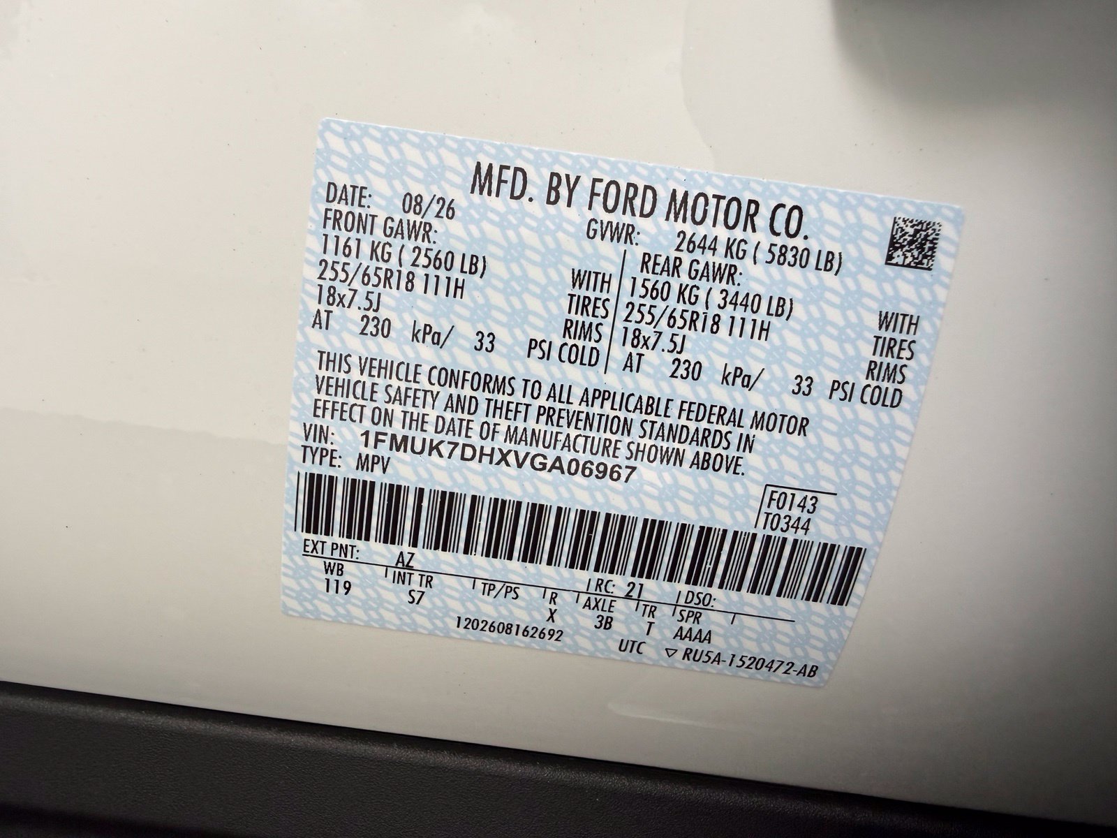 New 2027 Ford Explorer Active w/ Active Comfort Package RWD image 14