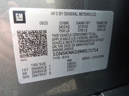 Used 2021 Chevrolet Tahoe LT AWD/4WD image 21