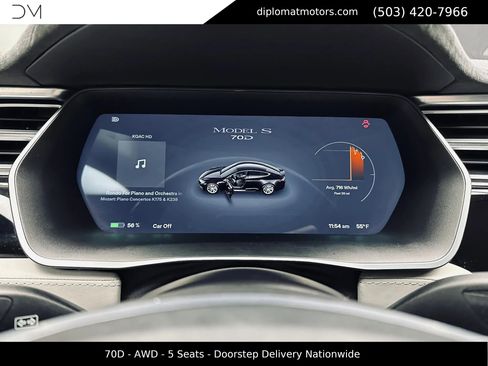 Used 2015 Tesla Model S 70D AWD/4WD image 31
