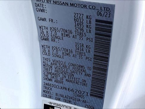 Certified 2023 Nissan Frontier S image 32