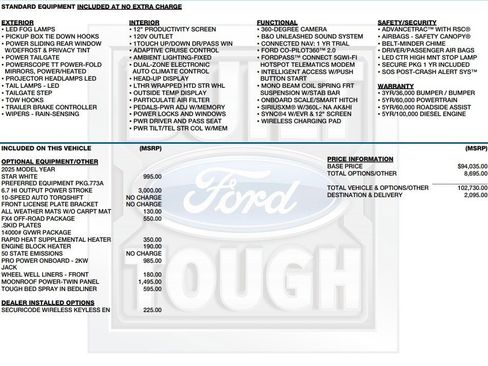 Used 2025 Ford F450 Platinum w/ FX4 Off-Road Package image 2