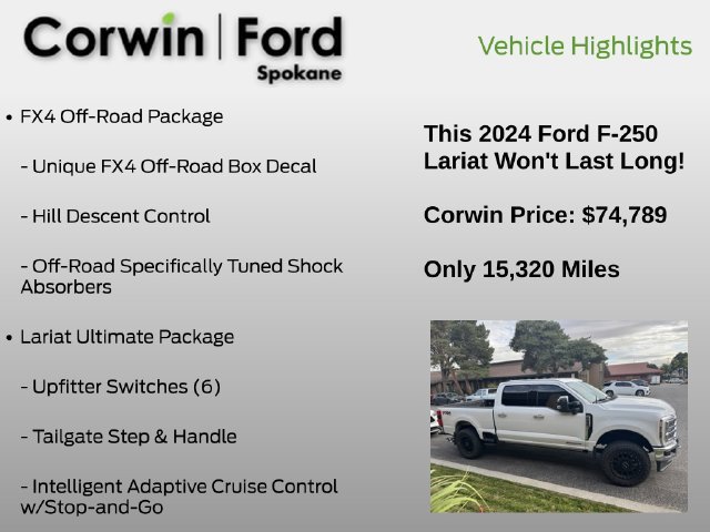 Used 2024 Ford F250 Lariat w/ Lariat Ultimate Package AWD/4WD image 2