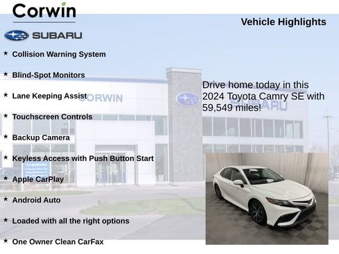 Used 2024 Toyota Camry SE image 6