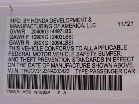 Used 2022 Honda Accord Sport image 43