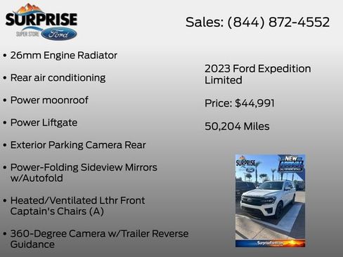 Used 2023 Ford Expedition Limited RWD image 26