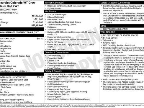 Used 2023 Chevrolet Colorado W/T RWD image 16