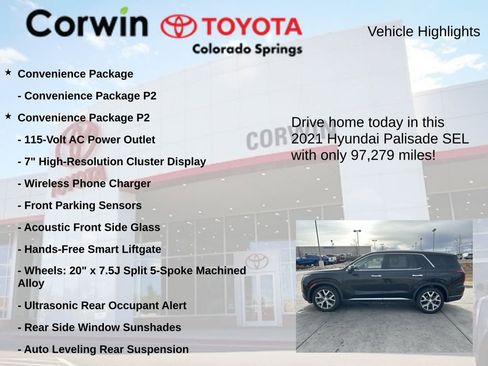 Used 2021 Hyundai Palisade SEL w/ Convenience Package image 6