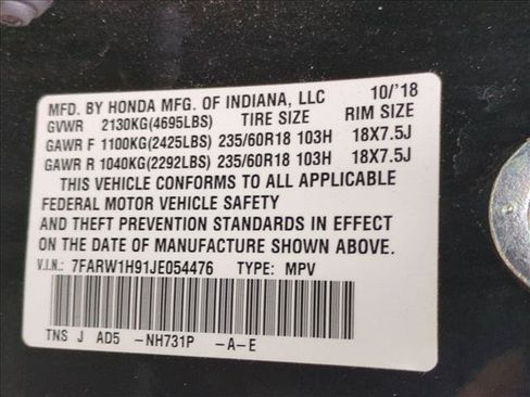 Used 2018 Honda CR-V Touring image 14