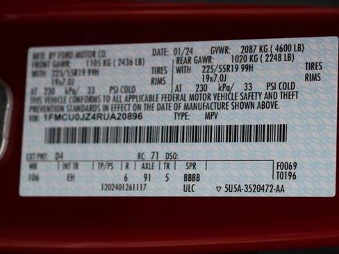 Used 2024 Ford Escape Platinum FWD image 31