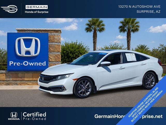 Certified 2020 Honda Civic EX image 1