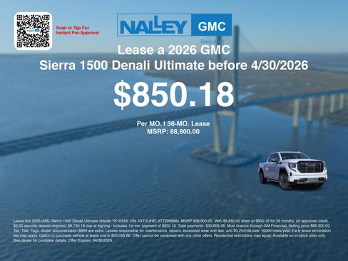 New 2026 GMC Sierra 1500 Denali Ultimate image 3