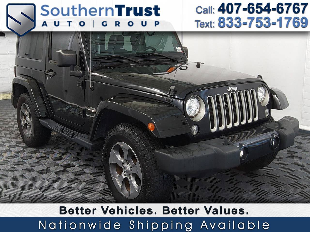 Used 2018 Jeep Wrangler Sahara w/ Connectivity Group AWD/4WD image 1