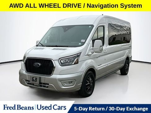 Used 2023 Ford Transit 250 Medium Roof AWD w/ Exterior Upgrade Package image 3