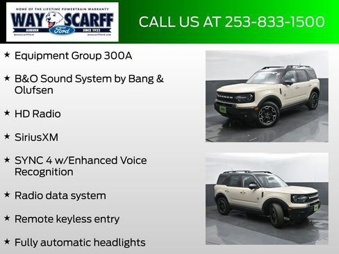 New 2025 Ford Bronco Sport Outer Banks w/ Outer Banks Tech Package+ AWD/4WD image 6
