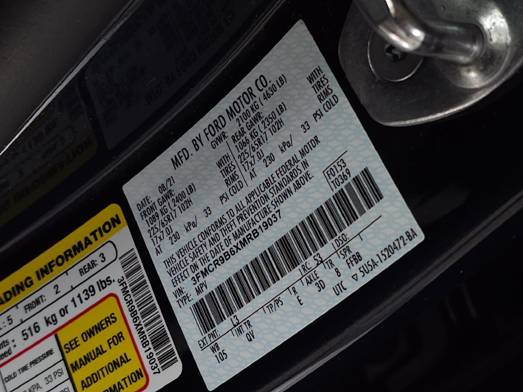 Used 2021 Ford Bronco Sport Big Bend w/ Big Bend Package (96B) AWD/4WD image 29