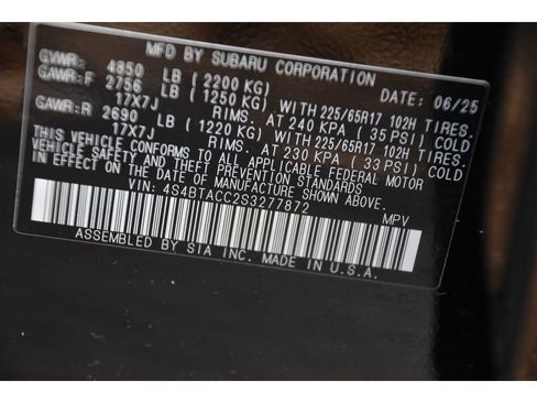 Certified 2025 Subaru Outback Premium w/ Popular Package #1A image 26