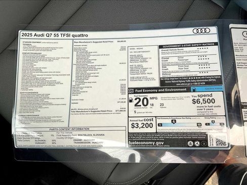 New 2025 Audi Q7 3.0T Premium Plus image 18