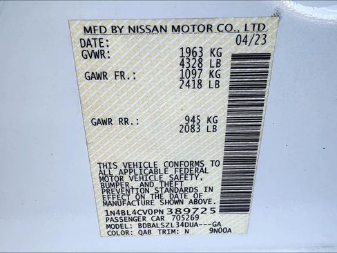 Certified 2023 Nissan Altima 2.5 SR image 32