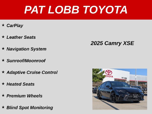 Used 2025 Toyota Camry XSE w/ Premium Package FWD image 38