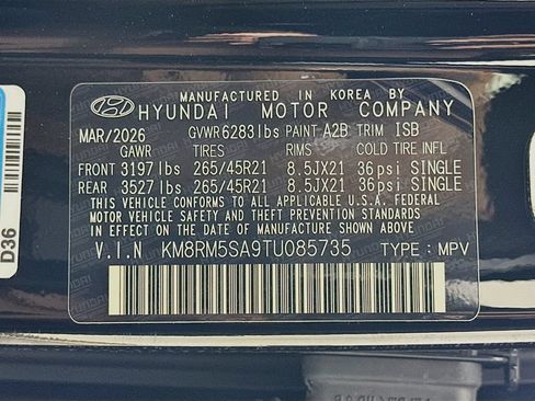 New 2026 Hyundai Palisade Calligraphy FWD image 24