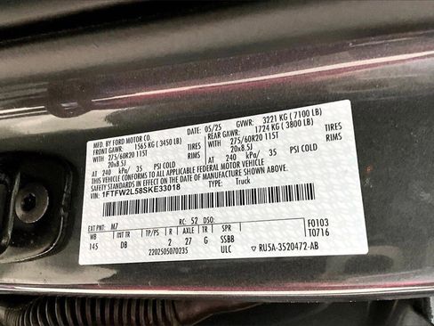 Used 2025 Ford F150 STX w/ Equipment Group 200A image 33