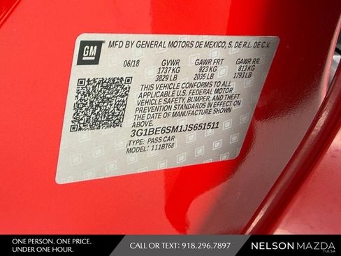 Used 2018 Chevrolet Cruze LT w/ Convenience Package FWD image 53