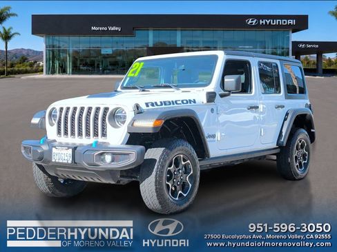 Used 2021 Jeep Wrangler Unlimited Rubicon 4xe w/ Safety Group AWD/4WD image 3