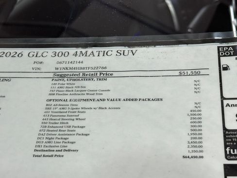 New 2026 Mercedes-Benz GLC 300 4MATIC image 19