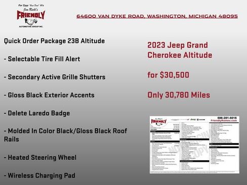 Used 2023 Jeep Grand Cherokee Altitude AWD/4WD image 4