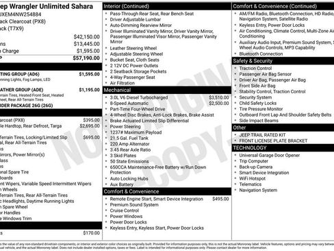 Used 2022 Jeep Wrangler Unlimited Sahara w/ LED Lighting Group image 2