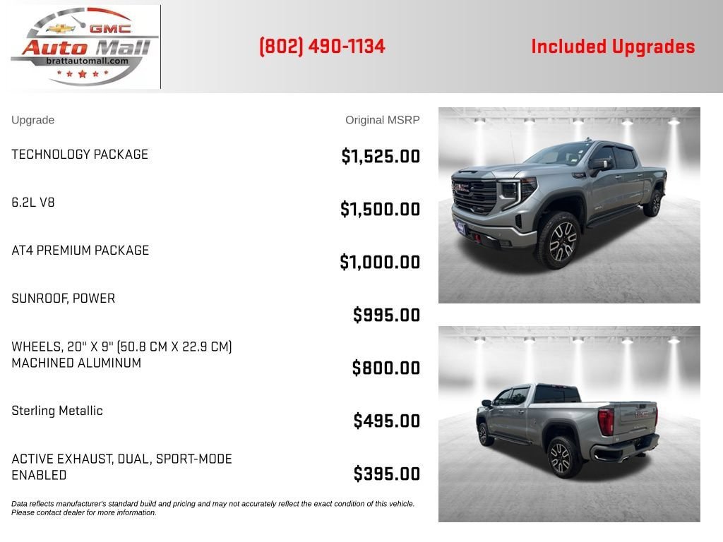 Used 2024 GMC Sierra 1500 AT4 w/ Technology Package AWD/4WD image 4