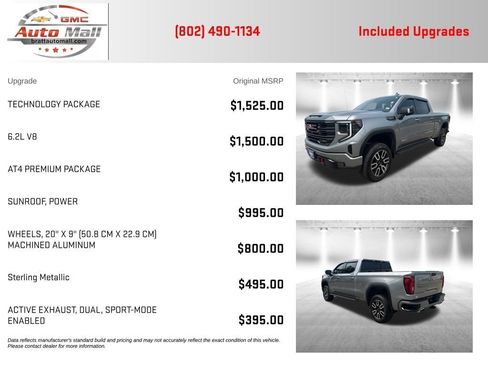 Used 2024 GMC Sierra 1500 AT4 w/ Technology Package AWD/4WD image 4