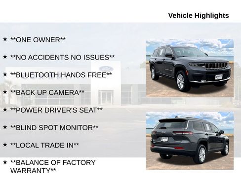 Used 2025 Jeep Grand Cherokee L Laredo w/ Luxury Tech Group I image 6