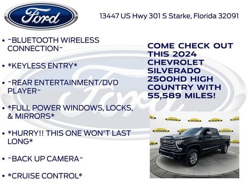 Used 2024 Chevrolet Silverado 2500 High Country w/ Technology Package AWD/4WD image 12