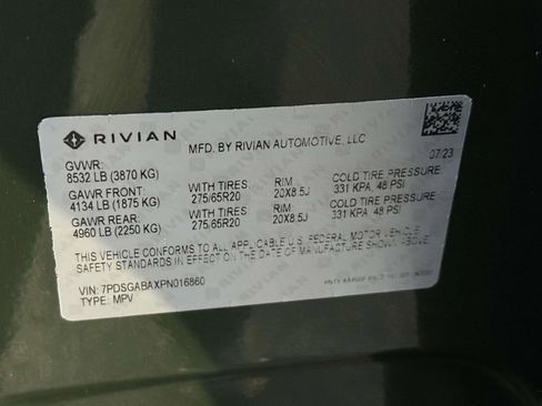 Used 2023 Rivian R1S Adventure AWD/4WD image 26
