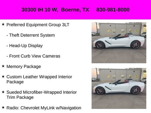 Used 2016 Chevrolet Corvette Stingray Convertible w/ 3LT Preferred Equipment Group image 18