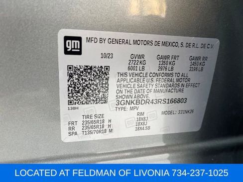 Used 2024 Chevrolet Blazer LT w/ LPO, Floor Liner Package image 10