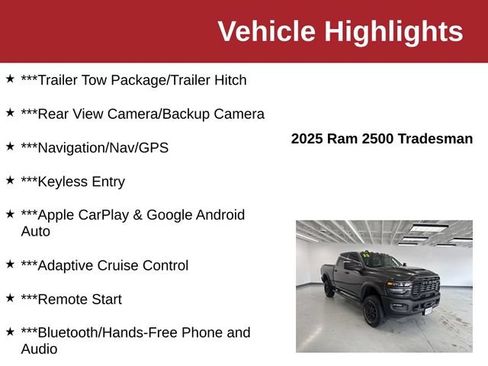 Used 2025 RAM 2500 Tradesman w/ Power Wagon Package AWD/4WD image 10