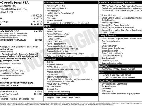 Used 2019 GMC Acadia Denali w/ Technology Package image 9