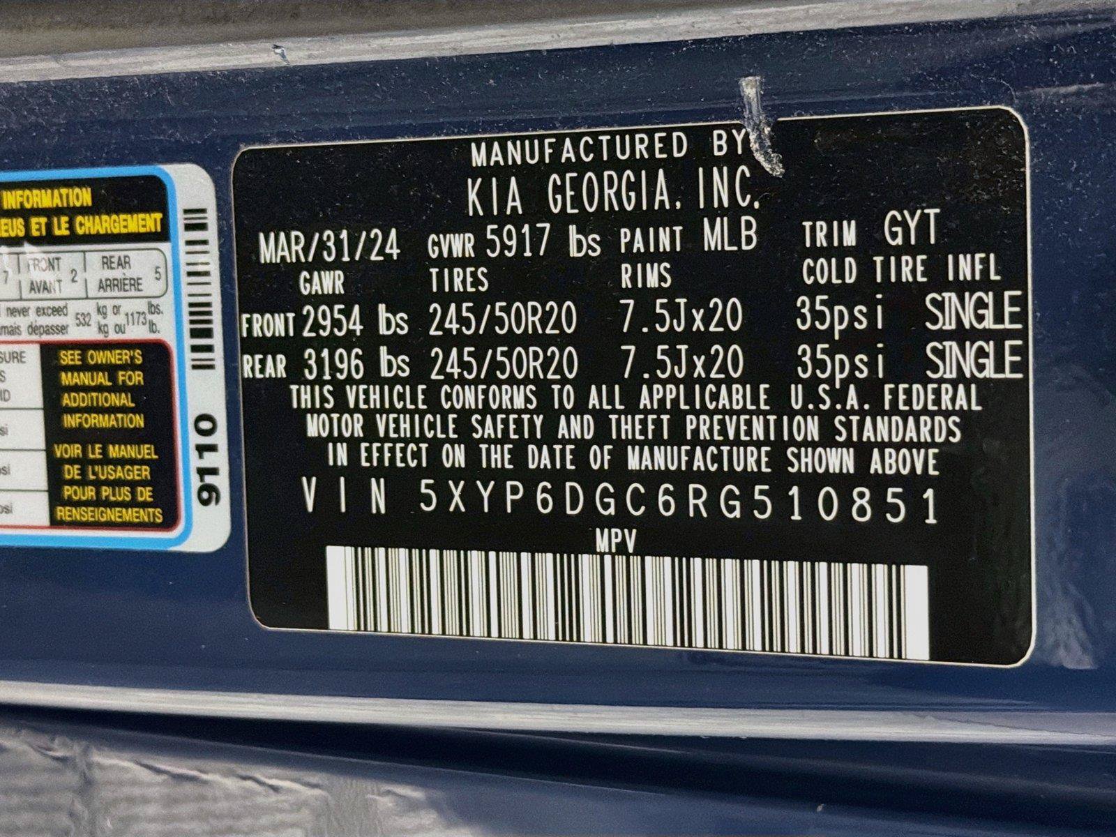 Used 2024 Kia Telluride S w/ S Sunroof Package AWD/4WD image 40