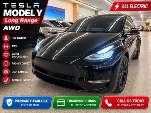Used 2021 Tesla Model Y Long Range AWD/4WD image 1