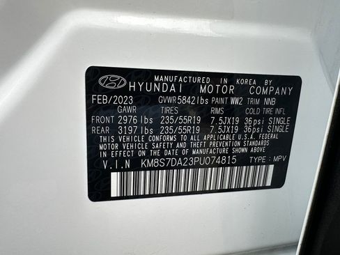 Used 2023 Hyundai Santa Fe Limited w/ Cargo Package AWD/4WD image 17