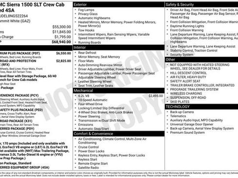 Used 2022 GMC Sierra 1500 SLT w/ SLT Premium Plus Package AWD/4WD image 7