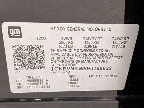 Used 2023 Chevrolet Traverse High Country w/ LPO, Floor Liner Package AWD/4WD image 30