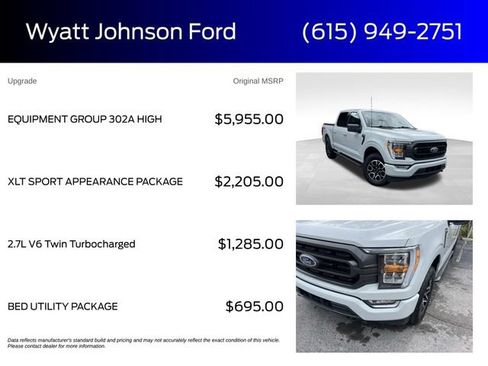 Certified 2023 Ford F150 XLT w/ Equipment Group 302A High AWD/4WD image 10