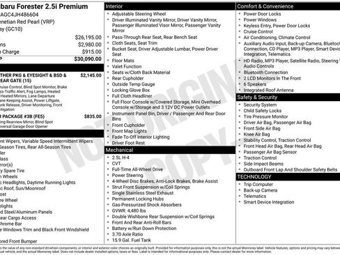Used 2018 Subaru Forester 2.5i Premium image 42
