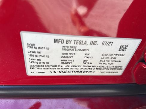 Used 2021 Tesla Model S Plaid image 19