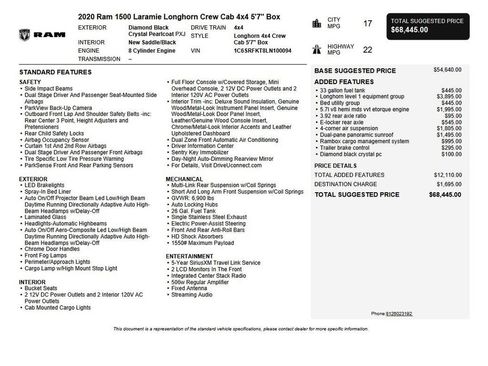 Used 2020 RAM 1500 Limited image 47