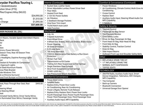 Used 2017 Chrysler Pacifica Touring-L FWD image 7