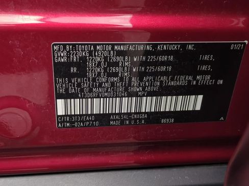 Used 2021 Toyota RAV4 Limited AWD/4WD image 26